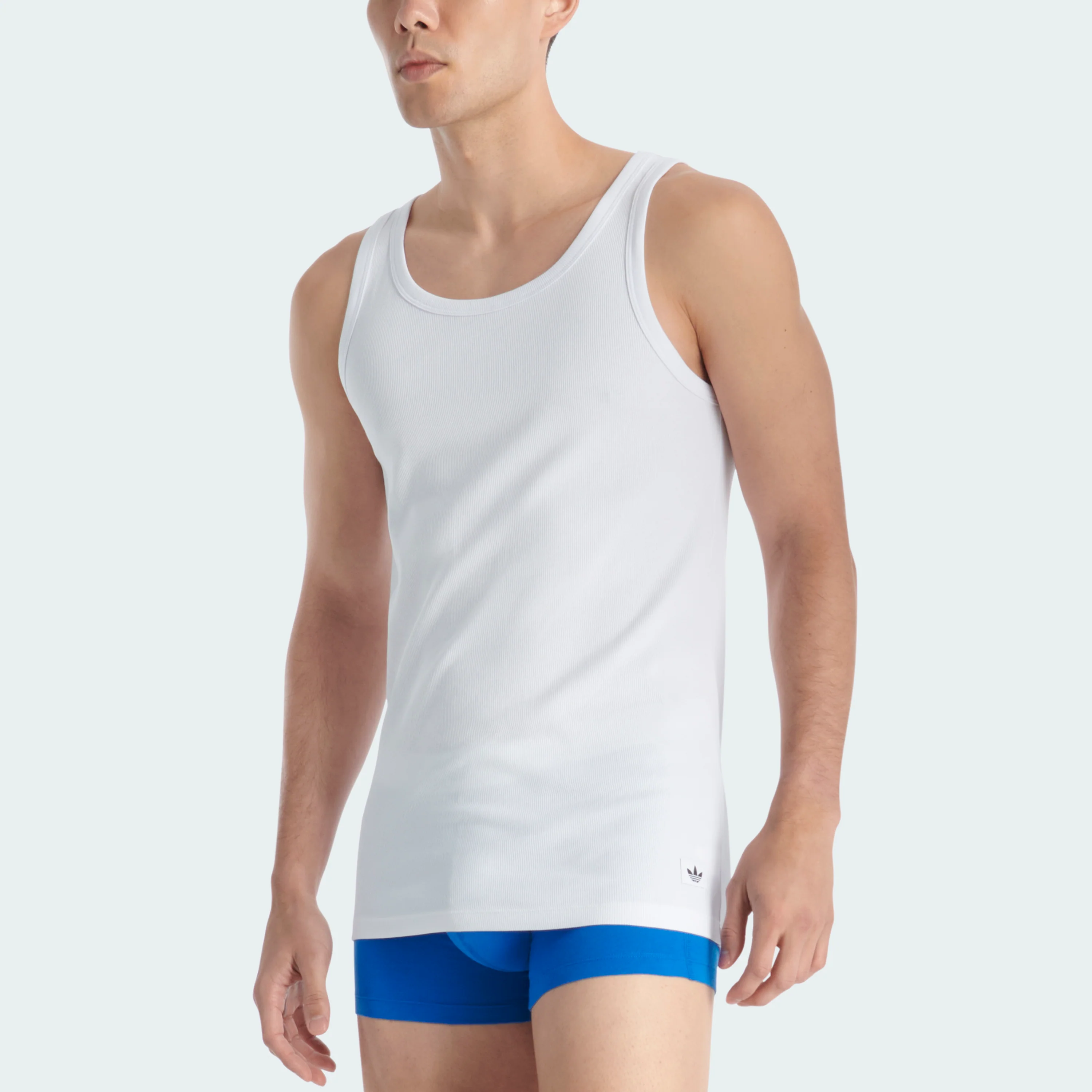 RIB COTTON TANK TOP 2 PAIRS - Image 8