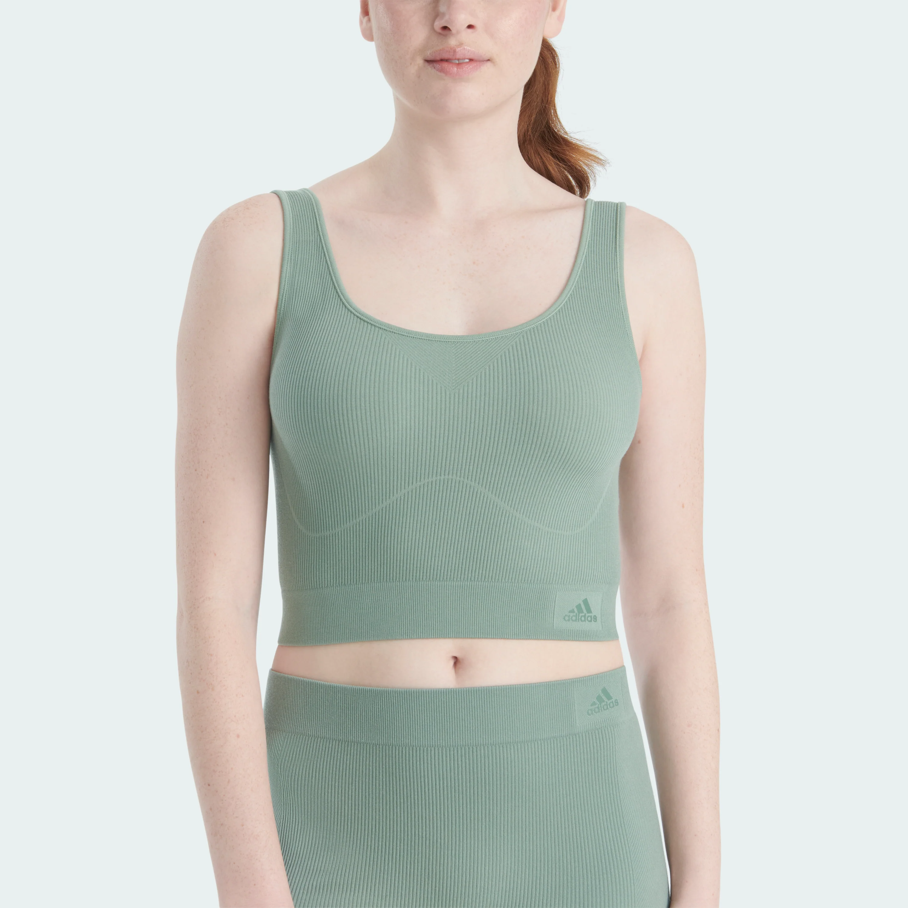 RIBBED SEAMLESS CROPPED TANK - Image 11