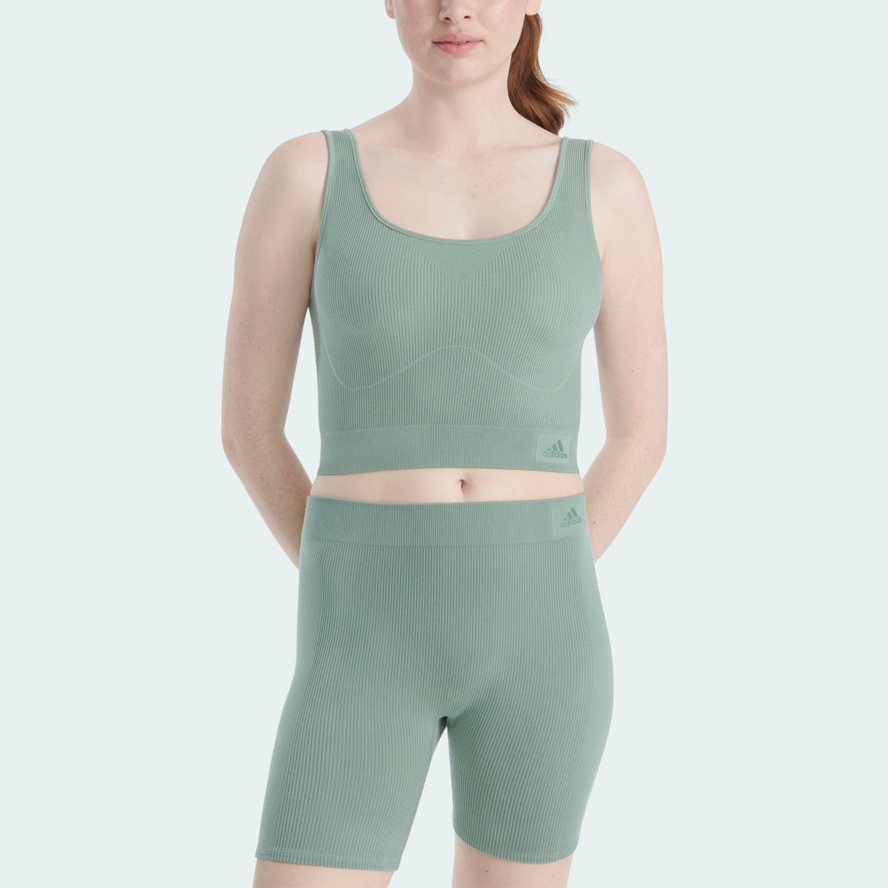 RIBBED SEAMLESS CROPPED TANK - Image 15