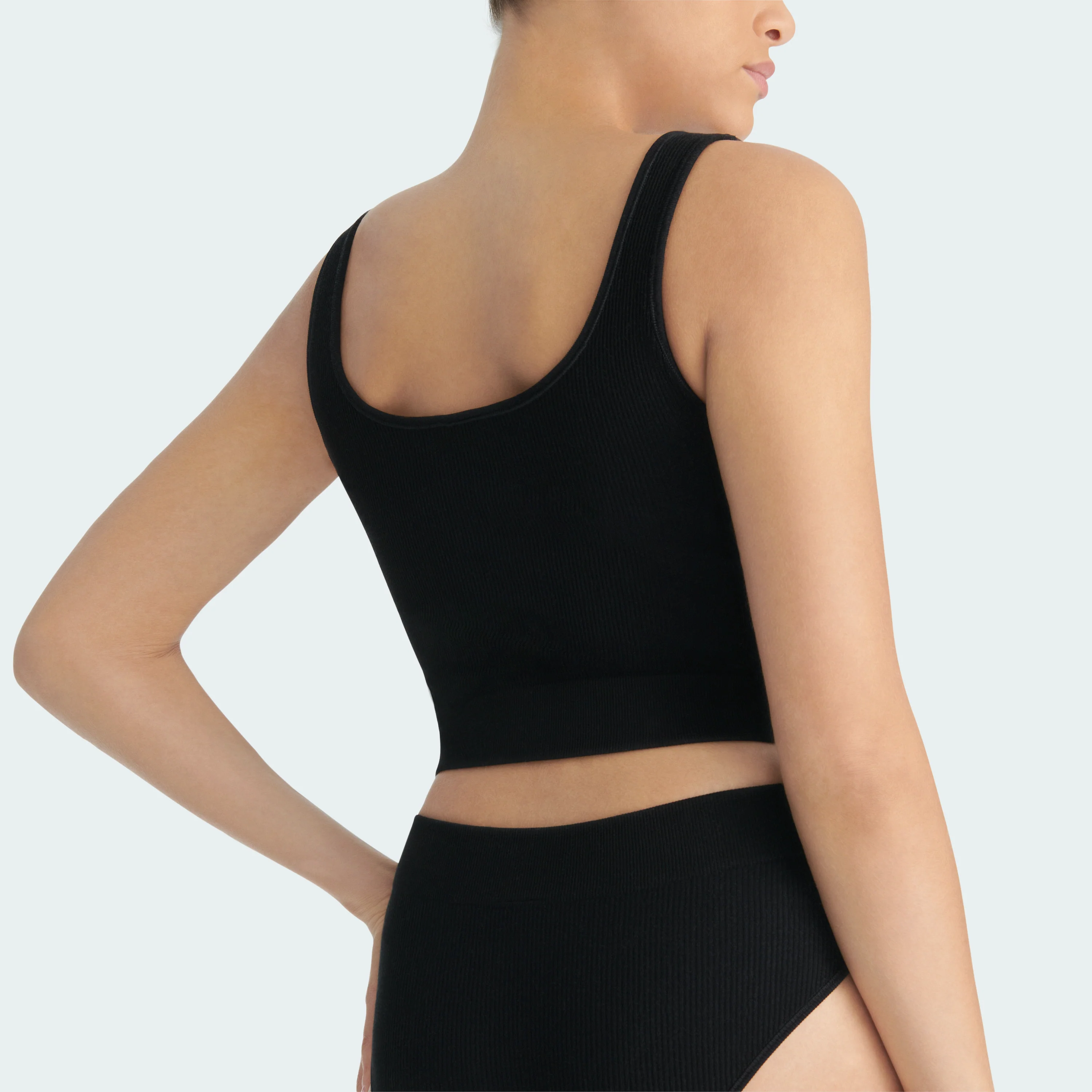 RIBBED SEAMLESS CROPPED TANK - Image 3