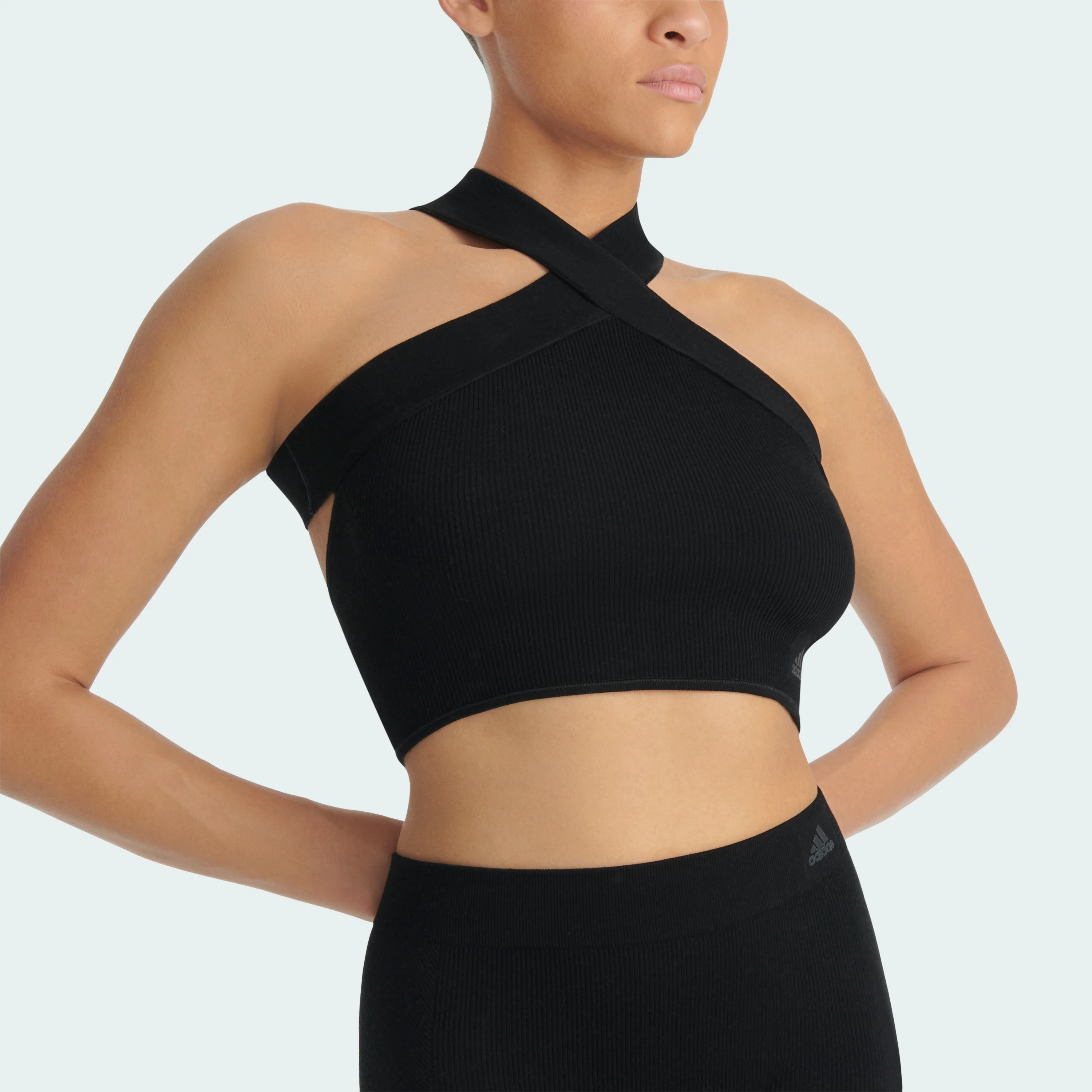 3D RIB HALTER BRALETTE - Image 6