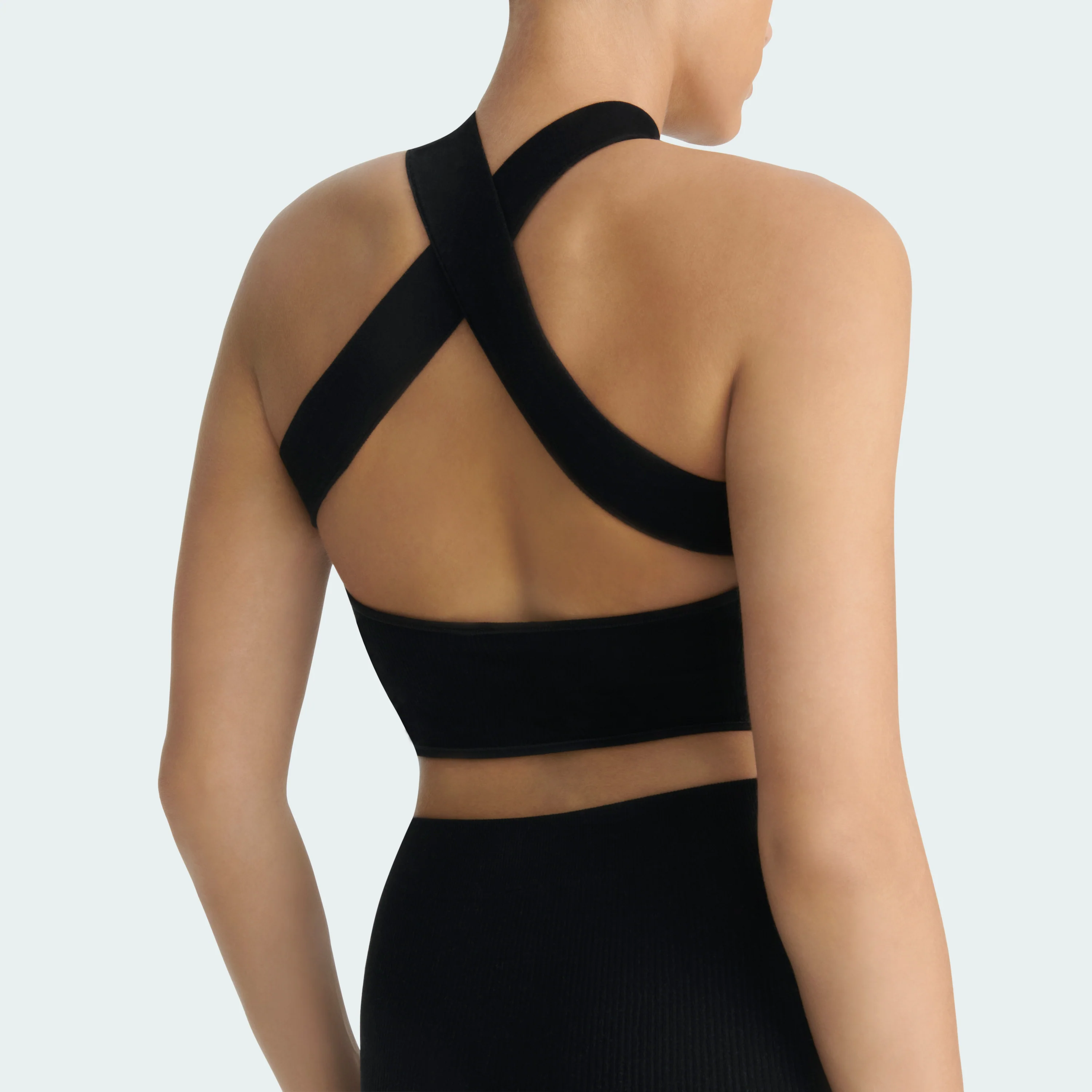 3D RIB HALTER BRALETTE - Image 8