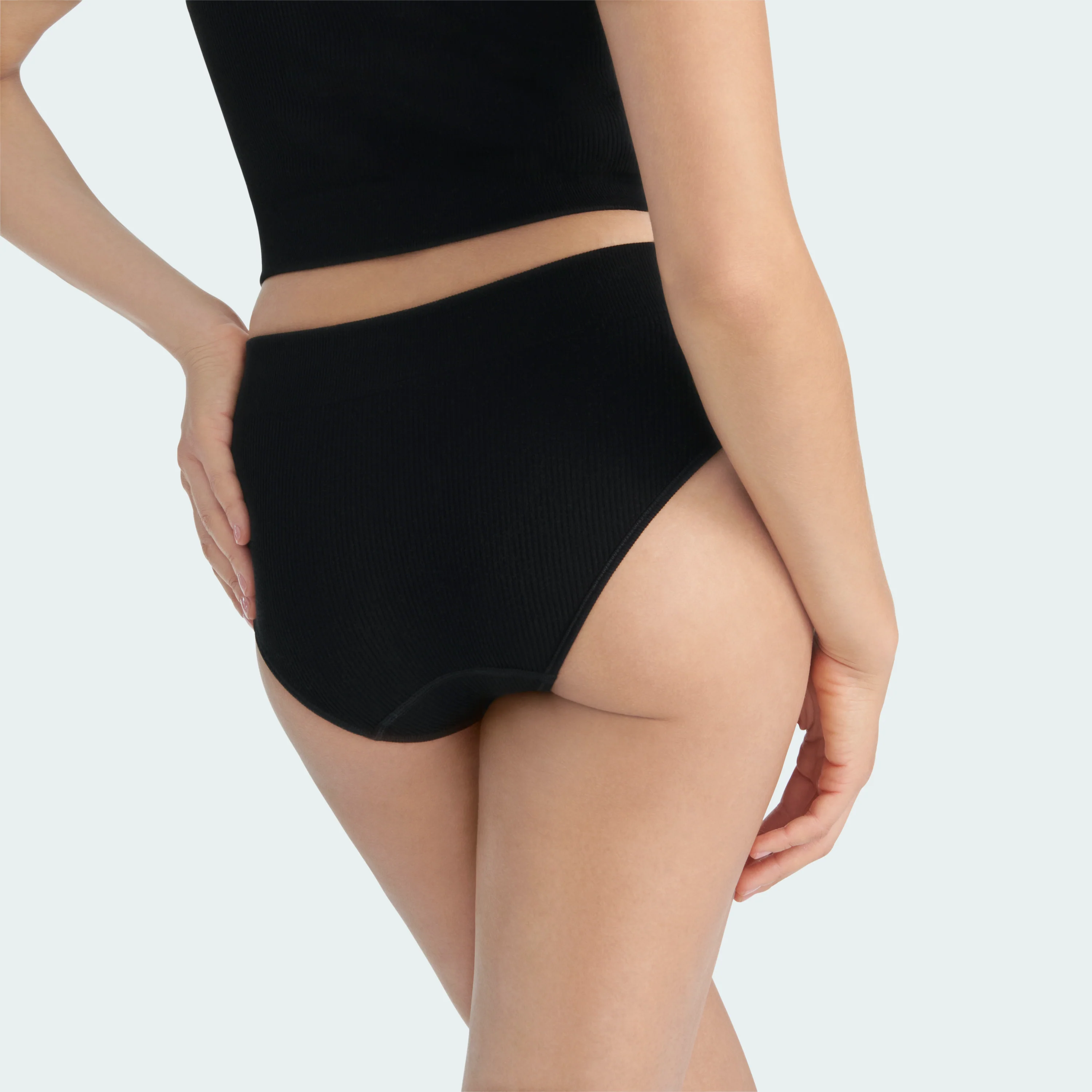 RIBBED SEAMLESS HIPSTER - Image 3