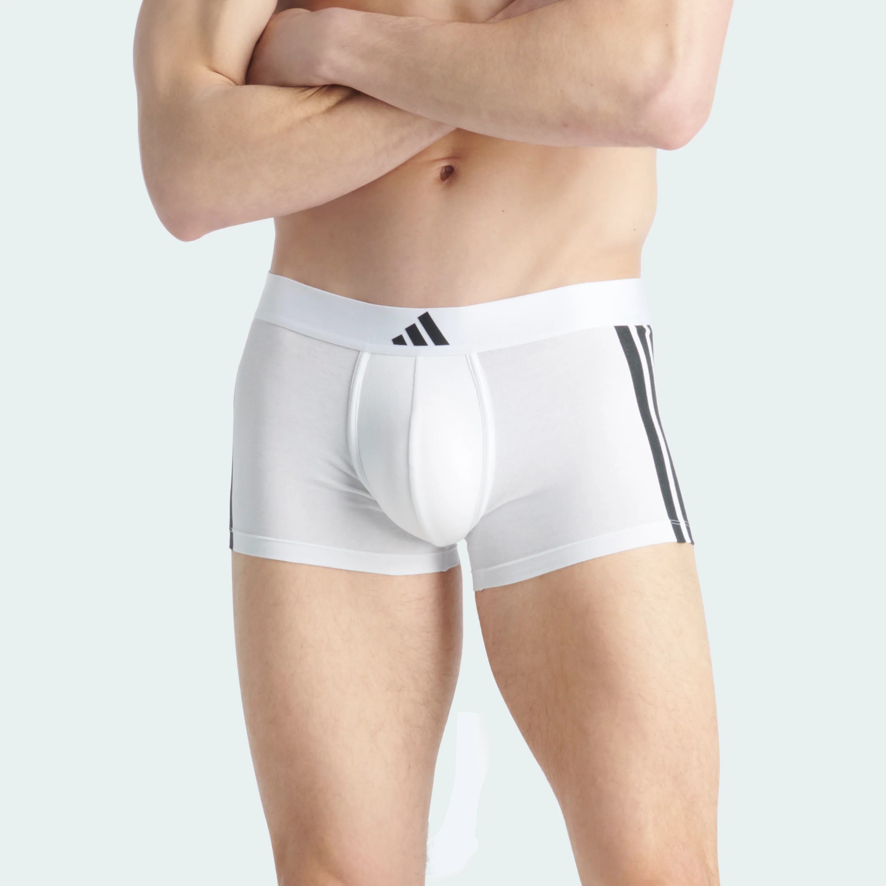 ACTIVE FLEX COTTON 3 STRIPES LOW RISE TRUNK 2 PAIRS - Image 14